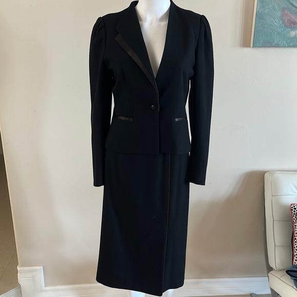 Sasson Jeans Jackets & Blazers - Vintage Black Blazer and Skirt Set
